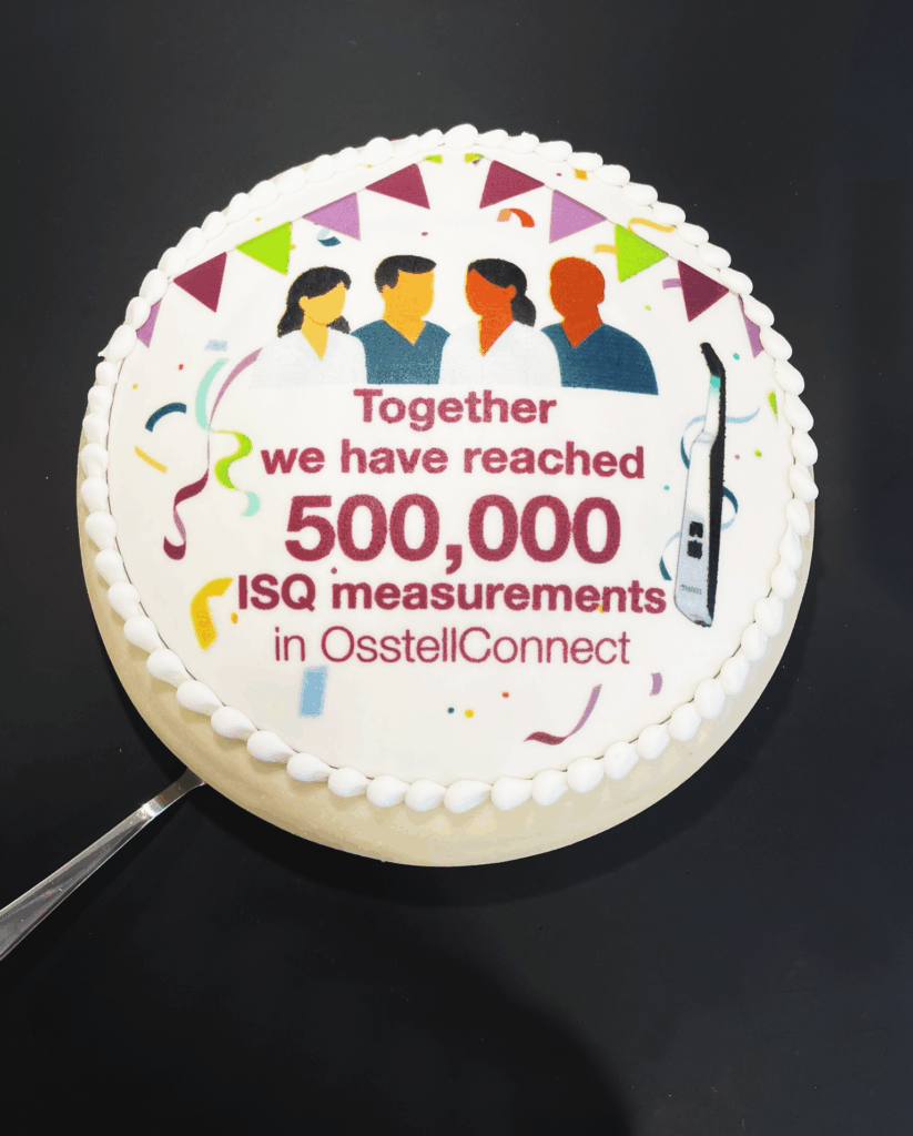 500 000 ISQ measurements cake